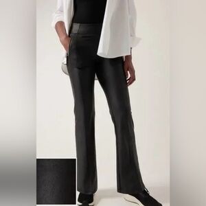 Athleta Delancey Gleam Straight Leg Pant Black Size LARGE TALL